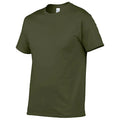 Wholesale Blank Mens T Shirt Plain 100% Cotton T-shirt Unisex ArmyGreen t Shirts