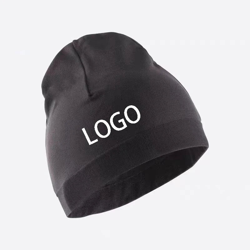 Custom Logo Winter Warm Quick Drying Breathable Sport Fitness Running Ski Cycling Skull Cap Beanie Hat