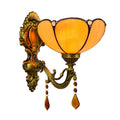 Tiffany Lamp Minimalism Stained Glass Wall Sconces Light Tiffany Style Wall Lamp for Bedroom Bedside Stairs Corridor Balcony MegaBDM