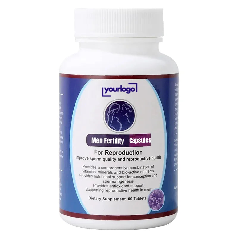 OEM Private Label Men Fertility Capsule Natural Organic Maca Protein Energy Booster