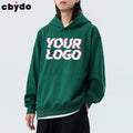 Cbydo 500g Heavyweight No String Cordless Fleece Clothing Manufacturers Custom logo Puff Printing Hoodie Unisex Hoodies Men