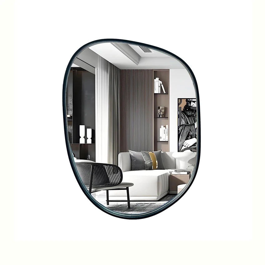 51x36cm Modern Creative Simple Wall Hanging Mirror Contemporary Design Bathroom Makeup Special-Shaped Irregular Dropshipping DDP