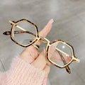 9006 Newest Small Hexagon Glasses Frame Designer Vintage Anti Blue Light Glasses Women Men Eyeglasses Frame for Prescription