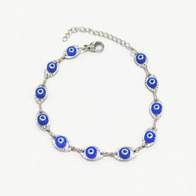 Stainless Steel Colorful Eveil evel Eye Bracelet Stainless Steel Devil Eye Bracelet for Women