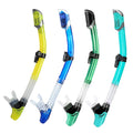 Dongguan Factory Multi-color Selection Adults Silicone Full Dry Top Underwater Snorkeling Diving Snorkel Tube