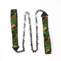 Outdoor Emergency Gear Pocket Wire Saw Steel Chain Saw Hand Chainsaw 11 Teeth Strip Garden  Wood Cutting Tool