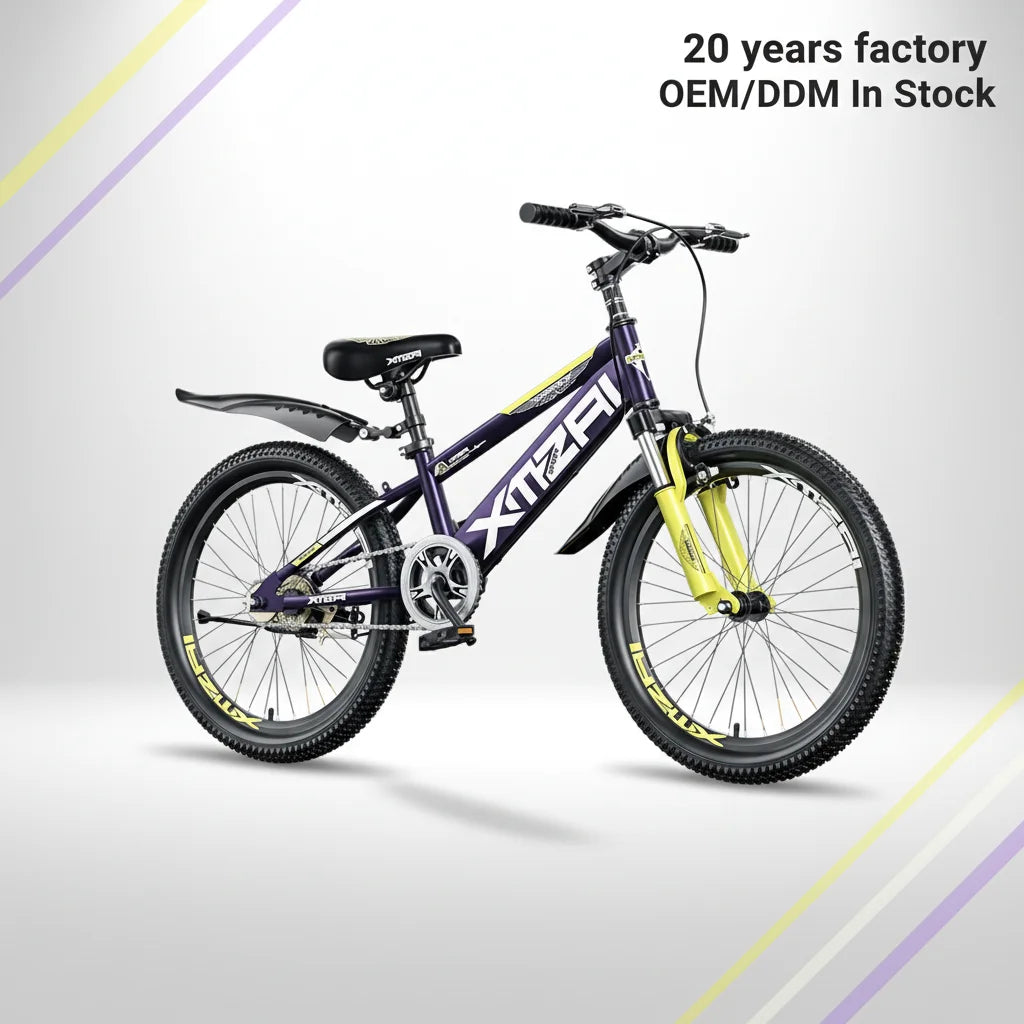 Factory in Stock 18 20 22 Inch V-Brake Children Mountain Bike Kids Bicycle Teenagers Sports Bike OEM Service Bicicleta Cycle