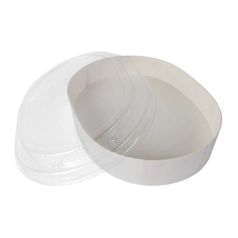 Manufacture Wholesale Wooden Microwave Meal Prep Food Storage Containers Fastfood Take Away Tiffin Lunch Box Oval Bento Box