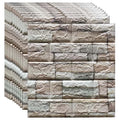 The Bedside Anti-collision Wall Covering 3mm Waterproof Bricks Wall Panel XPE 3D Bricks Wall Sticker Self-adhesive