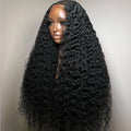 Upart Human Hair Wigs Factory Price Best Quality Brazilian Virgin Hair Curly U Part Wig Transparent Lace for Lace Black Women