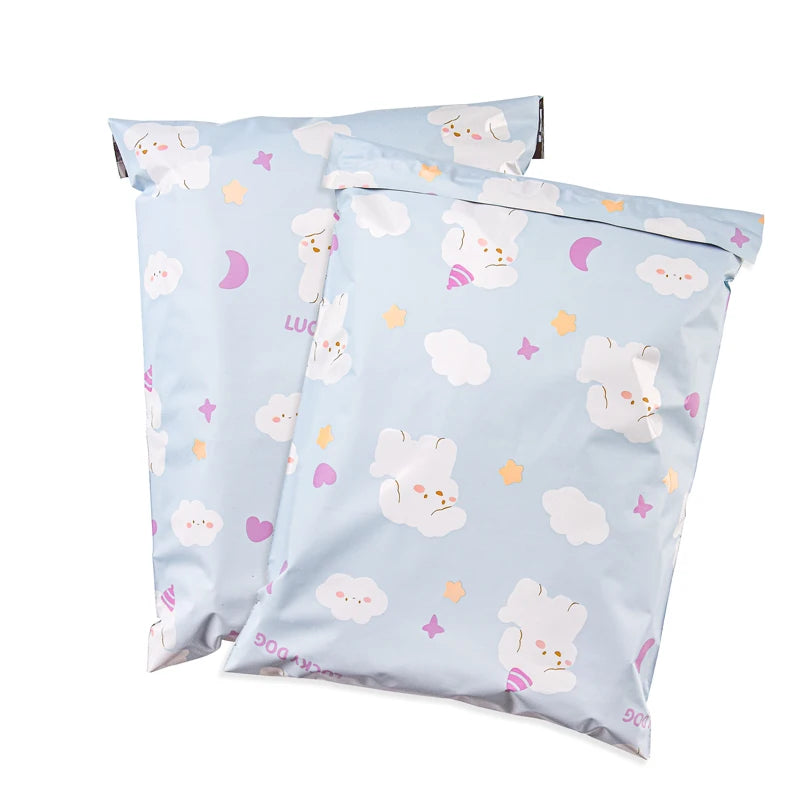 RTS Lucky Dog Plastic Mailing Courier Postage Packaging Shipping Bags for Polymailers Poly Pe Packages