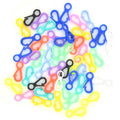 Key Rings Bangles for Women Cuff Hard Plastic Clips Lobster Claw Clasps Cute Lanyard Snap Hooks for DIY Toys