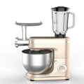2021 New Model 1200W 6L Heavy Duty Multi-functional 3 in 1 With Meat Grinder Glass Blender Jar  Dough Food Stand Mixer