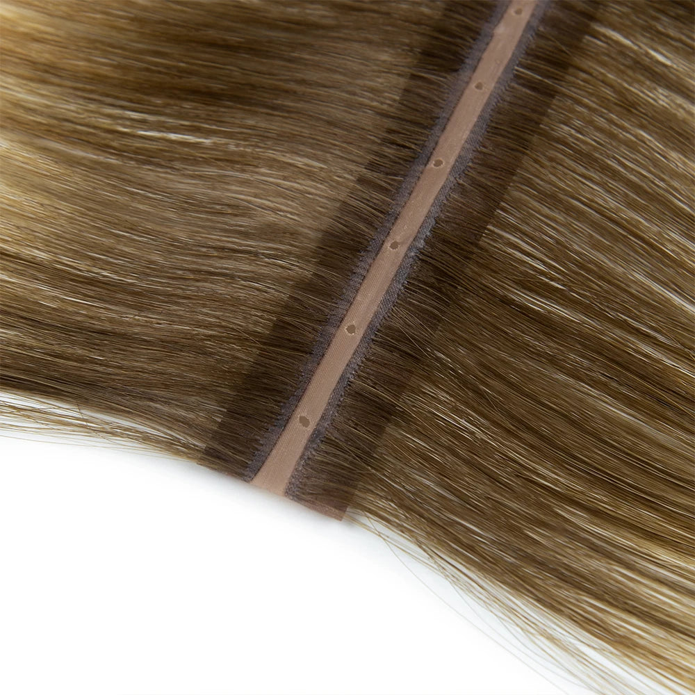 Yuanzhen New Type Top Selling 100% Cuticle Aligned Virgin Raw Human Hair Seamless injection XO Hole Weft Silky Straight Wave