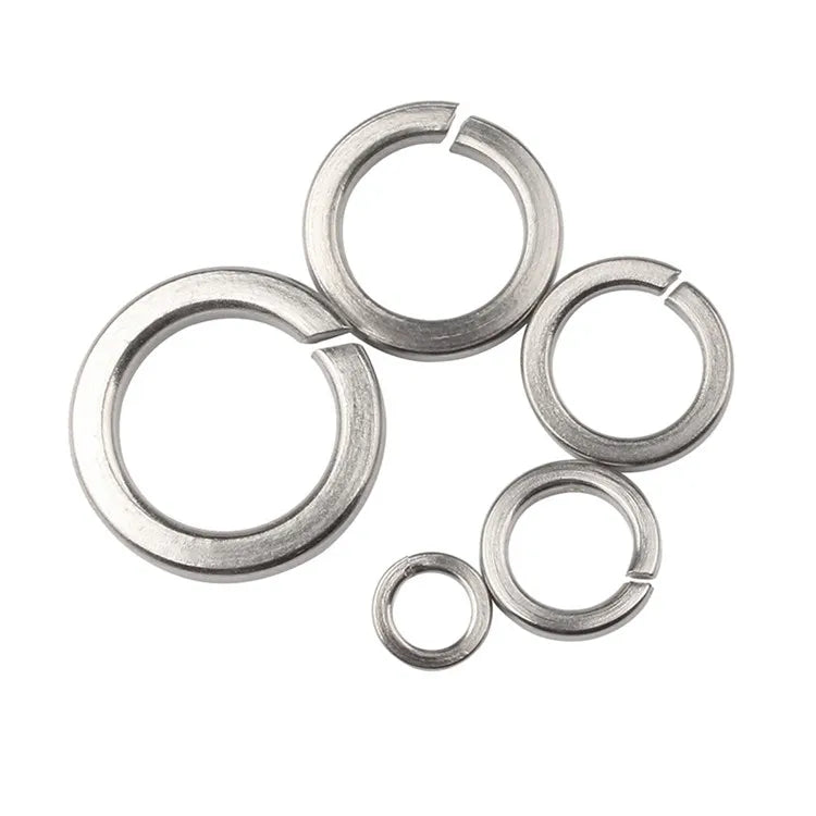 201 Stainless Steel M2-M20 Spring Split Lock Washer Plain Finish GB Standard