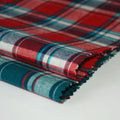 Customized 100% Cotton Christmas Red Green Flannel Fabric for Shirt Man