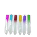Double Sided Washable Glass Nail Files Custom Printed Professional Manicure Nail Salon Art Nail File