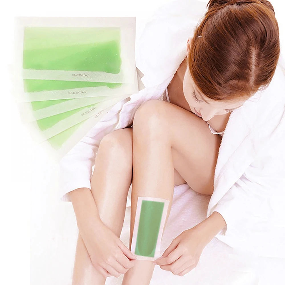 20 Sheet Hair Removal Depilatory Wax Strips Hair Removal Wax Paper Depilatory Waxing  Strips