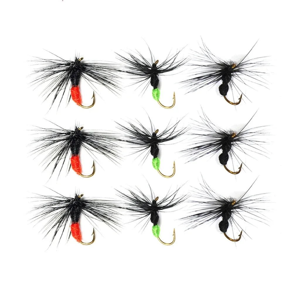 Dry Floating Insect Artificial Soft Bait Carbon Steel Hooks Trout Fishing Rivers Reservoir Pond Ocean Boat High Fishing Lures