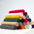 100% Wool Woven Solid Scarf Unisex Winter Wool Merino Scarf Mufflers