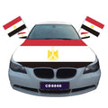 Promotional Product Hot Sale Cheap 100%Polyester Custom Egypt Car Hood Cover Flags with Car Rear Mirror Cover