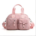 Ladies Leather Hand Bag Girls Waterproof Handbag with Zipper Messenger Shoulder HandBag Lady Travel Tote Satchel