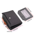 Factory Custom Logo Genuine Leather PU Business Luxury Leather Wallet for Men