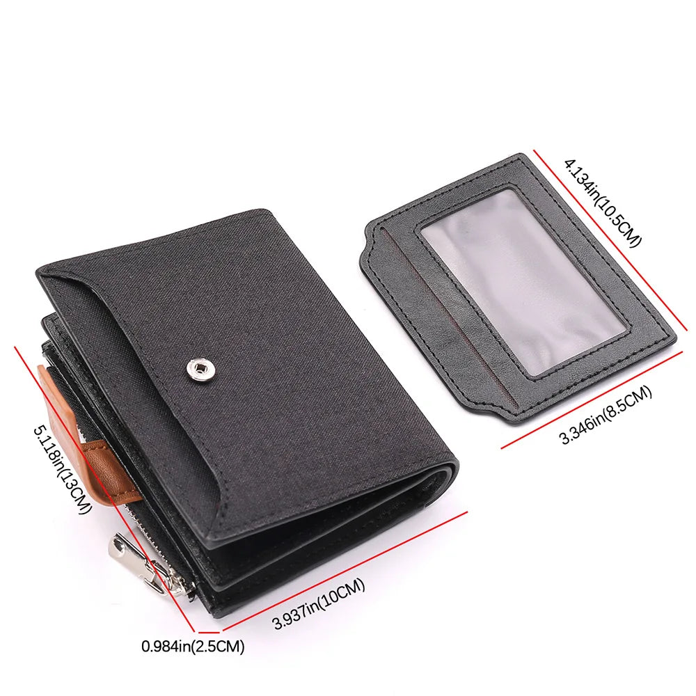 Factory Custom Logo Genuine Leather PU Business Luxury Leather Wallet for Men