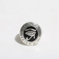 SC Hot Sale Vintage Wedjat Eye Rings Trendy Gold Silver Plated Finger Rings Retro the Eye of Horus Rings for Men