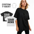 Wholesale Luxury Quality Custom Logo 100% Cotton Women's Men's Casual Short Sleeve Drop Shoulder Blank Oversized T-Shirt