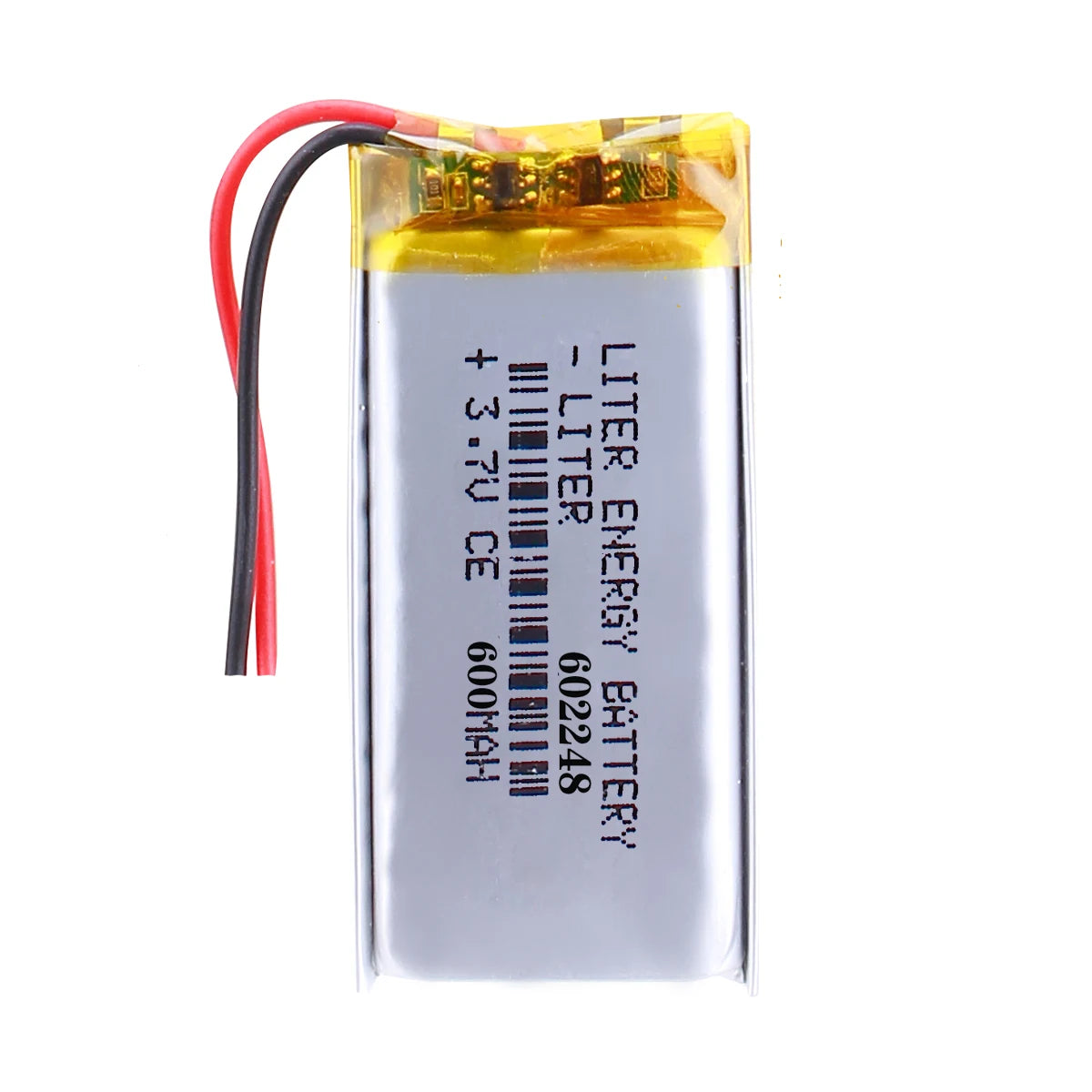602248 3.7V 600mAh Lithium Polymer Rechargeable Battery for MP4 GPS Speaker Driving Recorder LED Lights