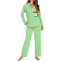 Loose Women's Winter Pajama Sets Cute Premium Quality Sleepwear  Ladies Pajamas Two Pieces Custom logo Label Pattern Super Soft