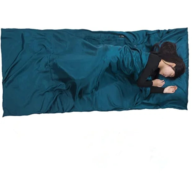 Woqi Silky Travel Sheet Camping Sheet Sleep Bag Liner with Carry Bag for Traveling Camping