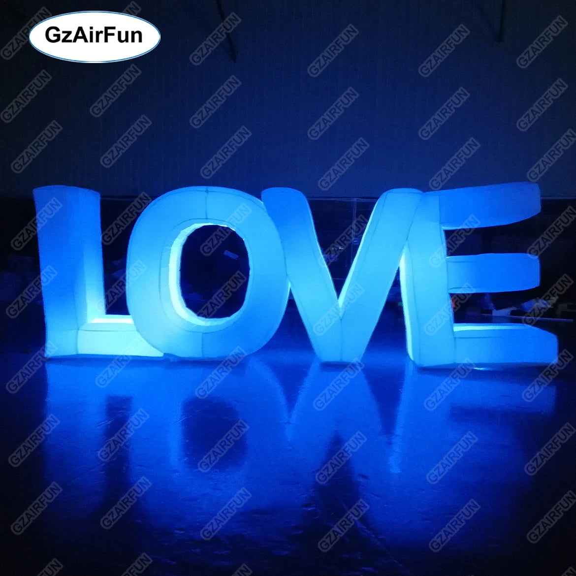 Custom Event Party LED Advertising Inflatable love for Event Decorations