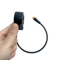 Wuxing 130X Thumb Throttle Bike 130X Ebike Thumb Throttle With 3 Pin Waterproof Connector for Electric Bike