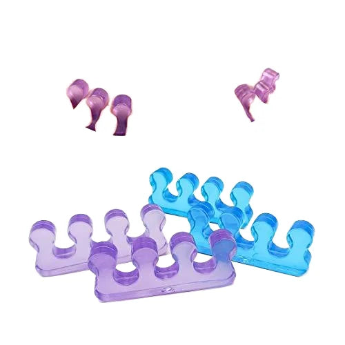 2Pcs Soft Silicone Manicure Pedicure Nails Finger Separator Correction Flexible Finger Toe Spacer Separation Straighteners Tool