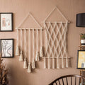 2023 New Fashion Macrame Photo Hanger Macrame Picture Frame Macrame Door Curtain Picture W1675