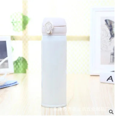 304 Stainless Steel Thermo Cup Straight Body Cup Bouncing Cup Outdoor Sports Portable Water Bottle Can Be Customized