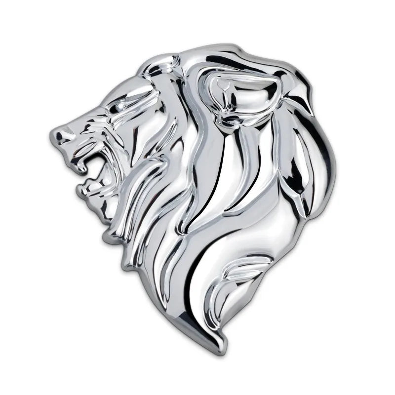 Wholesale Custom 3D Metal Lion Logo Sticker Letters Auto Car Emblem Badge of Metal Crafts