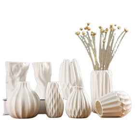 Wholesale Hot Sale Contemporary Ceramic Flower Small Tabletop Vase for Home Decor