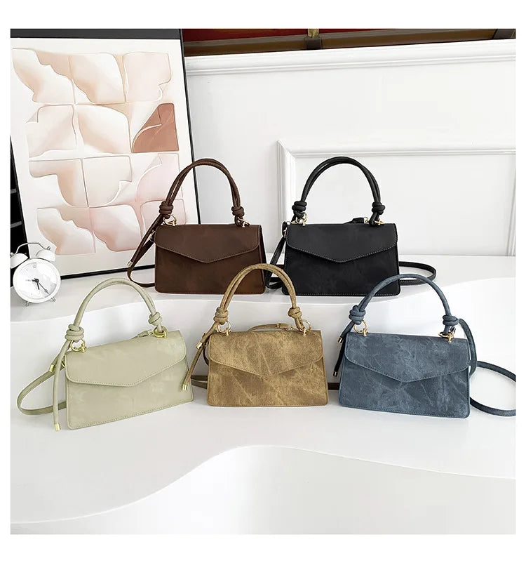 Wholesale Fashion Small Bag Female Sacoche 2025 New Ladies Pu Leather Handbag Shoulder Crossbody Bag Small Square Bag for Woman