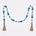 55 Inch Nordic Ocean Style Wood Beads with Tassels for Coastal Farmhouse Decor and Beach Gift Ideas Home Decor Product
