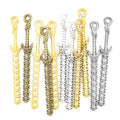 YuenZ 10pcs/bag 5 Colors Alloy Pendant Animation Game Weapon Charms for DIY Handmade Jewelry Material 70*10mm M77