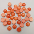 Huiying Wholesale Loose Gemstone Orange Color 4mm Cabochons Natural Multipurpose Crystal Pendant Crafts