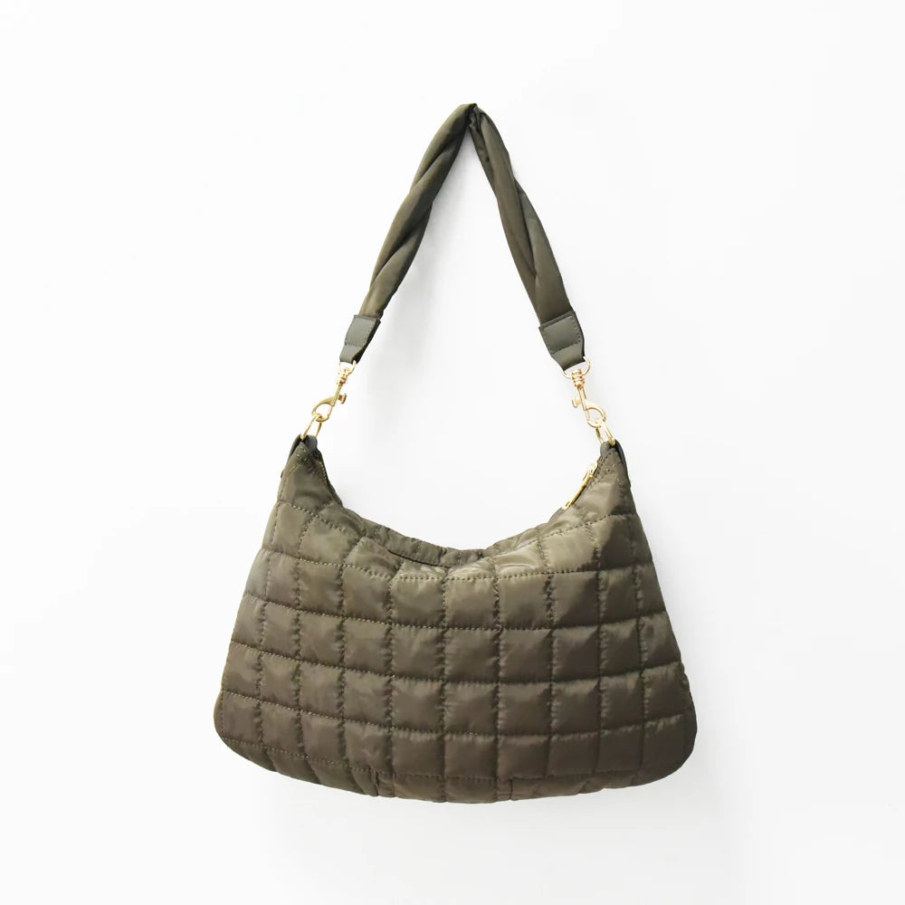2024 New Trending Women Shoulder Bag Nylon Fabric Quilted Puffer Bags Luxury Handbags