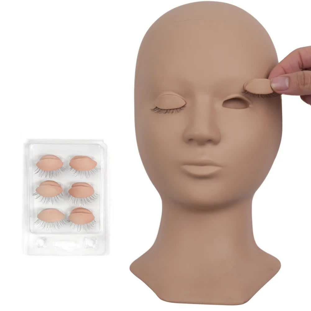Wholesale Eyelash Extension Mannequin Training Head Beauty Mannequin Head for Makeup