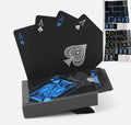 Black Waterproof Plastic Playing Cards for Magic and Party Games
