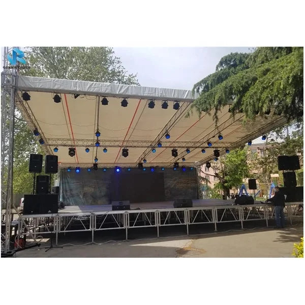 TUV Aluminum Frame Lighting Truss Roof System Structure Display