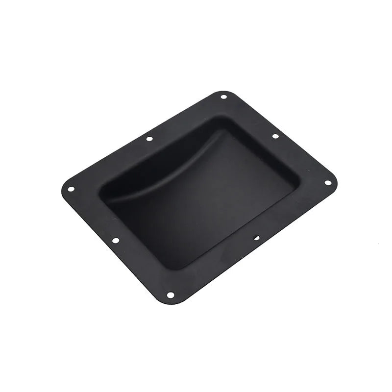 Large Size 180*147mm  Recessed Black Castor Wheel Dishes
