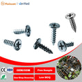 Wafer Head Phillips Self Tapping Screws Stainless Steel Sheet Metal Construction Fasteners Hardware Large Flat Surface